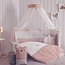 Ledikant dekbedovertrek set - Little princess - roze - katoen