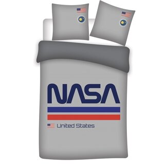NASA Nasa  dekbedovertrek grijs United States - microvezel