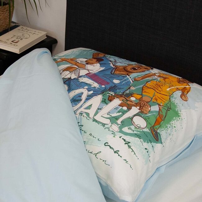 Katoen kinderdekbedovertrek Goal - 140x220 + 60x70 cm