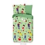 Katoen kinderdekbedovertrek Go voetbal - 140x220 + 60x70 cm