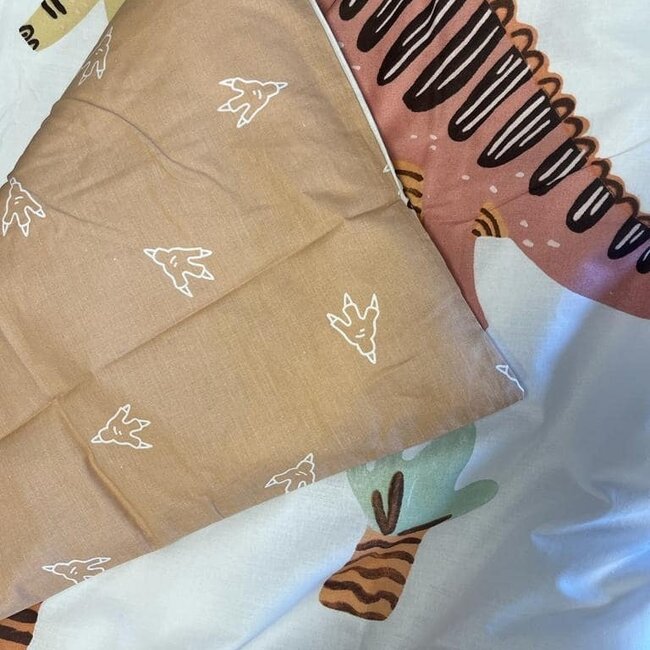 Ledikant dekbedovertrek Dino - Katoen - 100x135 + 40x60  cm