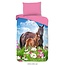 Katoen kinderdekbedovertrek Dora - 140x220 + 60x70 cm