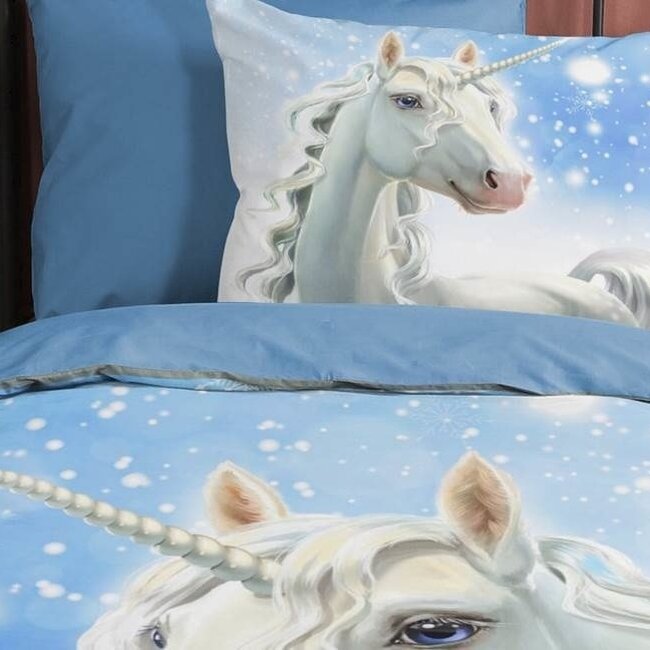 Flanel kinderdekbedovertrek Freeze - 140x220 + 60x70 cm