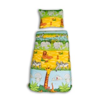 .Decoware® Ledikant dekbedovertrek Cheeky Monkey - katoen