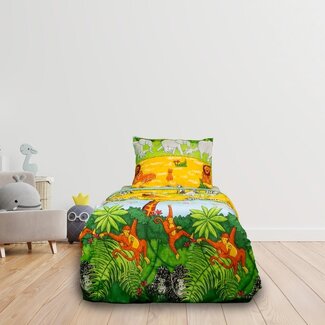 .Decoware® Ledikant dekbedovertrek Cheeky Monkey - katoen