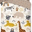 Flanel kinderdekbedovertrek Jungle - 140x220 + 60x70 cm