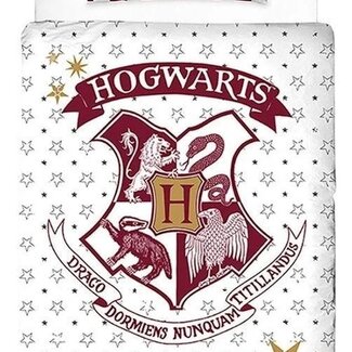 Disney & Licentie Harry Potter dekbedovertrek Hogwarts red - katoen