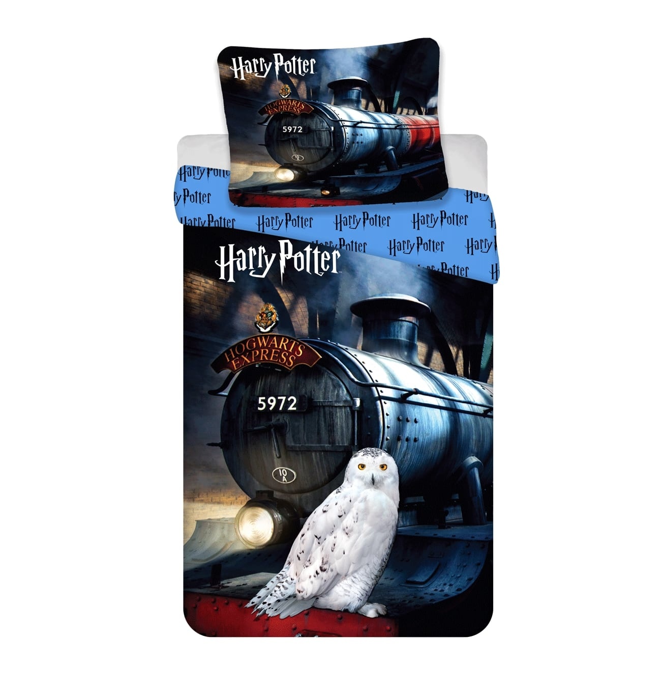 Harry Potter dekbedovertrek Hogwarts Express 111HP - katoen - 140x200 + 70x90 cm