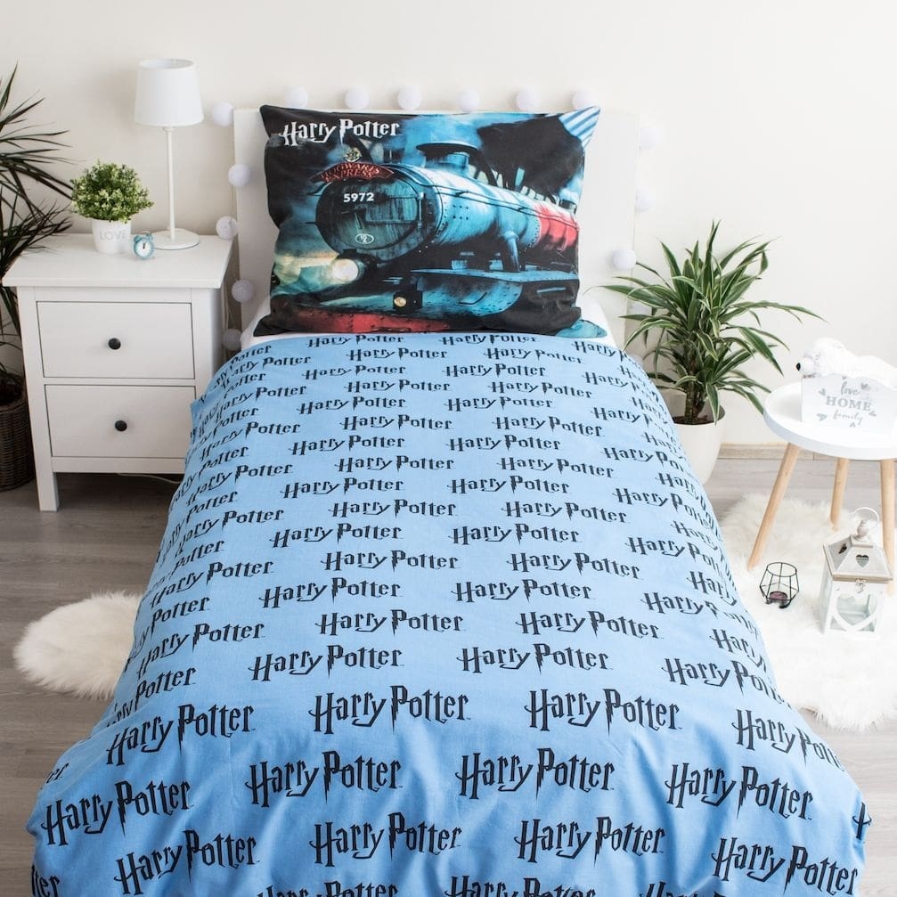 Harry Potter dekbedovertrek Hogwarts Express 111HP - katoen - 140x200 + 70x90 cm