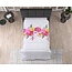 All in one lazy dekbed Love Garden wit - Dekbed en overtrek in 1