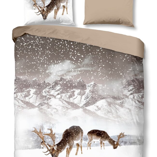 Flanel dekbedovertrek Herten winter