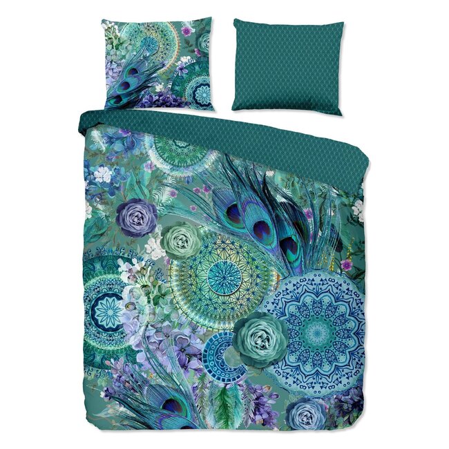 Katoen satijn dekbedovertrek Kari