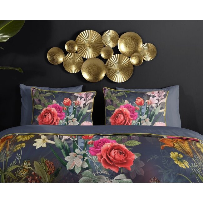 Katoensatijn dekbedovertrek Simone - 140x220 + 60x70cm