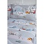 Polykatoen dekbedovertrek Winter town - 1-persoons (135x200 + 50x75cm)