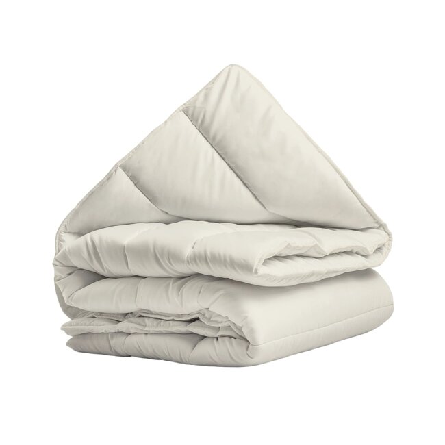 All in one lazy dekbed - Dekbed en overtrek in 1 - Creme