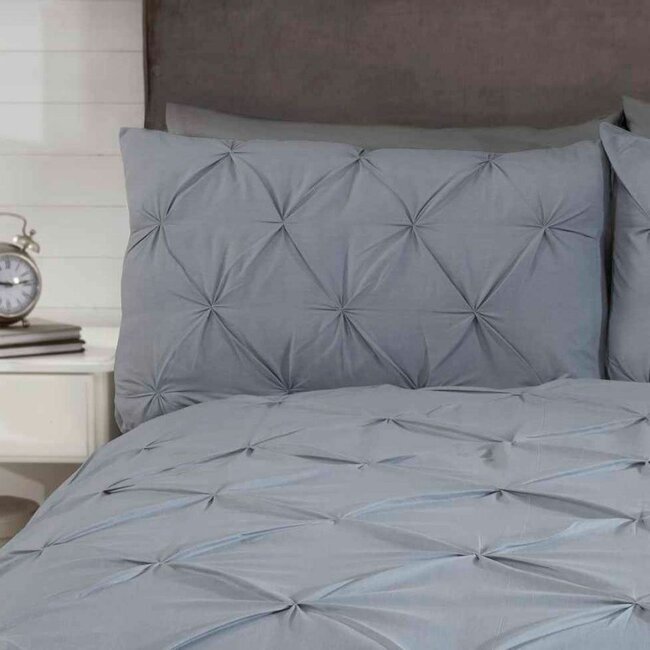 Polykatoen dekbedovertrek Balmoral grijs