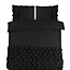 Katoen dekbedovertrek Cyprus - zwart
