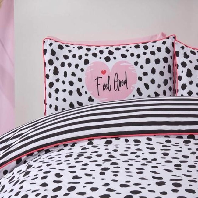 Dekbedovertrek Dalmatian - Polykatoen - 	Lits-jumeaux (230x220 + 2st 50x75cm)