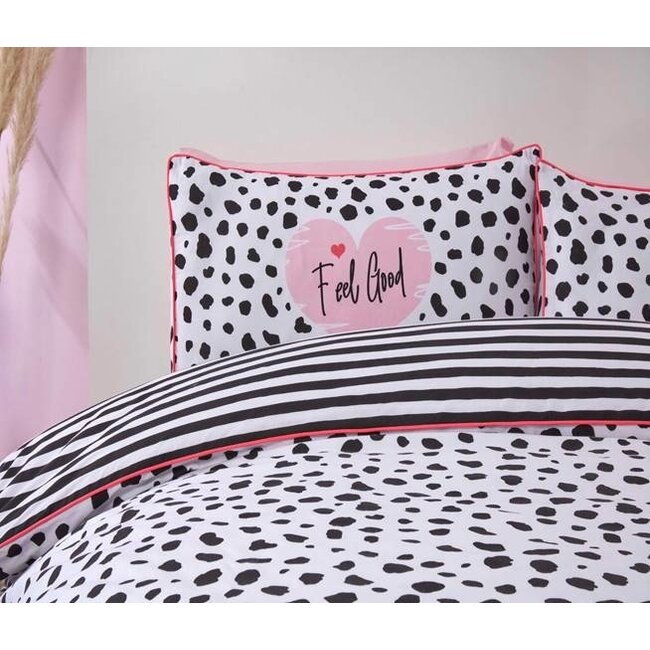 Dekbedovertrek Dalmatian - Polykatoen - 	Lits-jumeaux (230x220 + 2st 50x75cm)