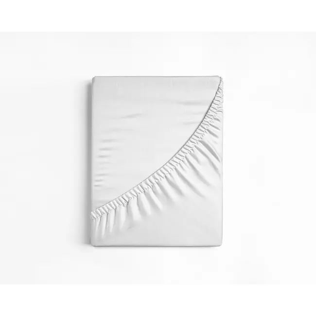 Topper hoeslaken - katoen - wit