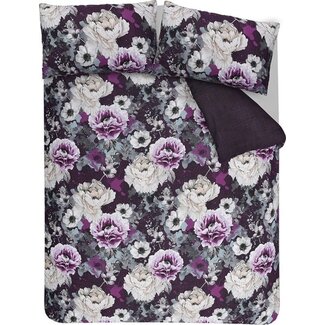 Pieridae Dekbedovertrek Inky floral - Polykatoen - 1-persoons (135x200 + 50x75cm)