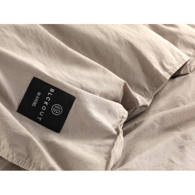 Dekbedovertrek Oslo - zand - gemengd katoen