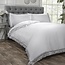 Belle Maison Polykatoen dekbedovertrek Tia Trellis wit -persoons (135x200 + 50x75cm)