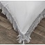 Polykatoen dekbedovertrek Tia Trellis wit - 1-persoons (135x200 + 50x75cm)