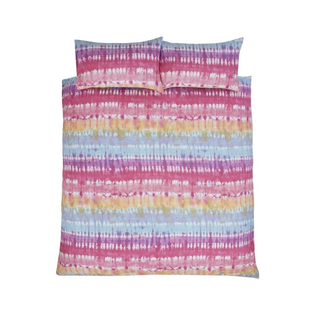 Polykatoen dekbedovertrek Tie Dye  - 1-persoons (135x200 + 50x75cm)