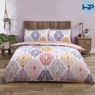 Finest Homeware Polykatoen dekbedovertrek Zara blush