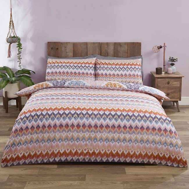 Polykatoen dekbedovertrek Zara blush