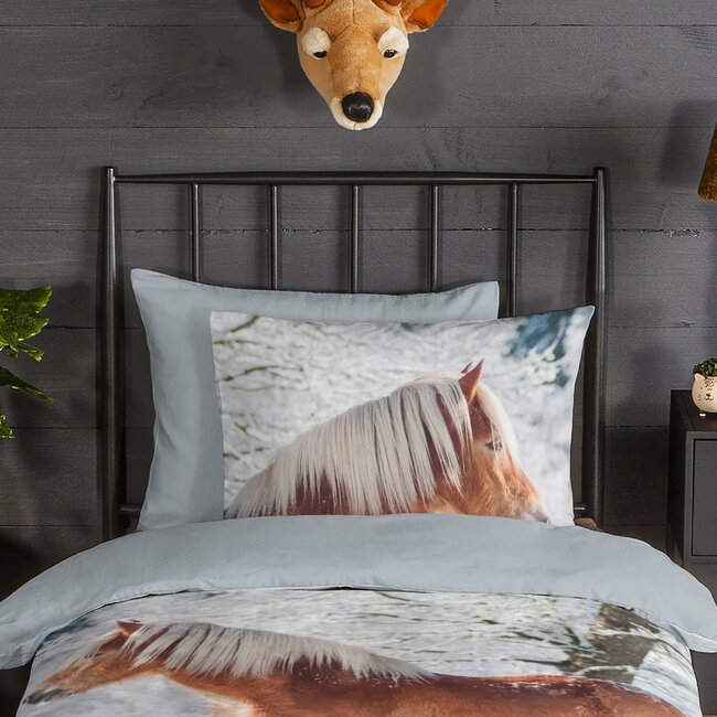 Flanel kinderdekbedovertrek Scarlet - 140x220 + 60x70 cm