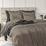 Velvet dekbedovertrek Sultan - embossed - taupe - 140x220 + 60x70cm