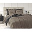 Sleeptime Velvet dekbedovertrek Sultan - embossed - taupe - eenpersoons