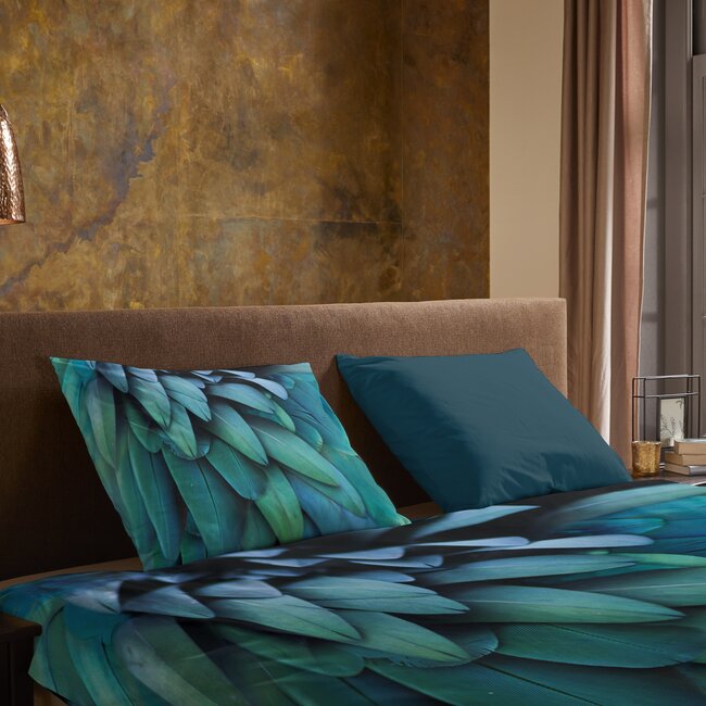 Microvezel dekbedovertrek Heather veren