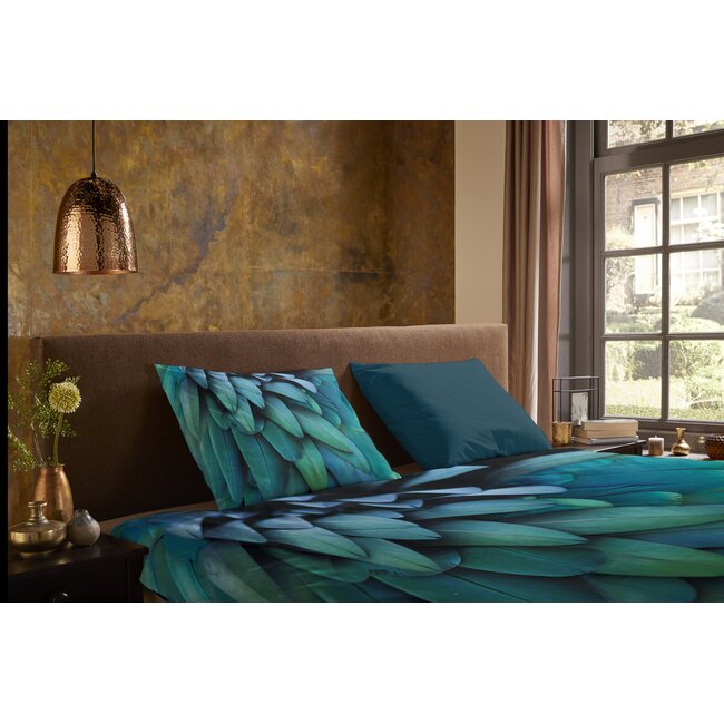 Microvezel dekbedovertrek Heather veren