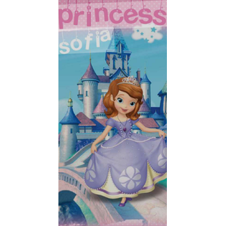 Disney & Licentie Sofia the First strandlaken - 70x140 cm