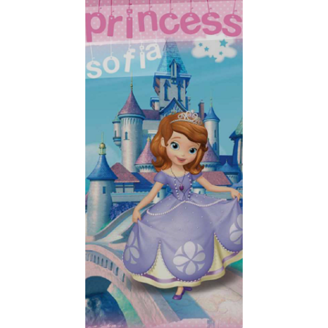 Sofia the First strandlaken - 70x140 cm