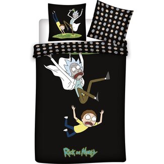 Rick & Morty Rick & Morty dekbedovertrek - katoen - eenpersoons