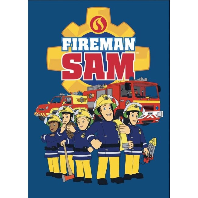 Brandweerman Sam fleece deken - 100x140 cm