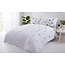 B-keus Purest Home dekbedovertrek Tropics groen - blended katoen - Lits-jumeaux (230x220 cm)