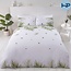 B-keus Purest Home dekbedovertrek Tropics groen - blended katoen - Lits-jumeaux (230x220 cm)