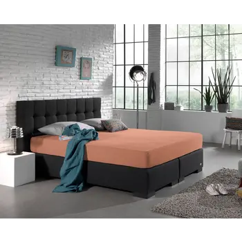 Geel / oranje hoeslaken