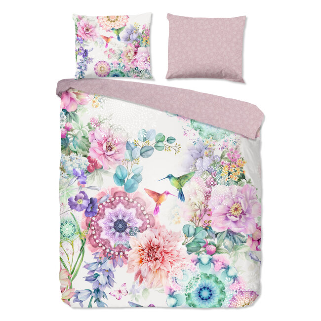 Katoensatijn dekbedovertrek Isaye