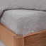 Teddy fleece hoeslaken - grijs