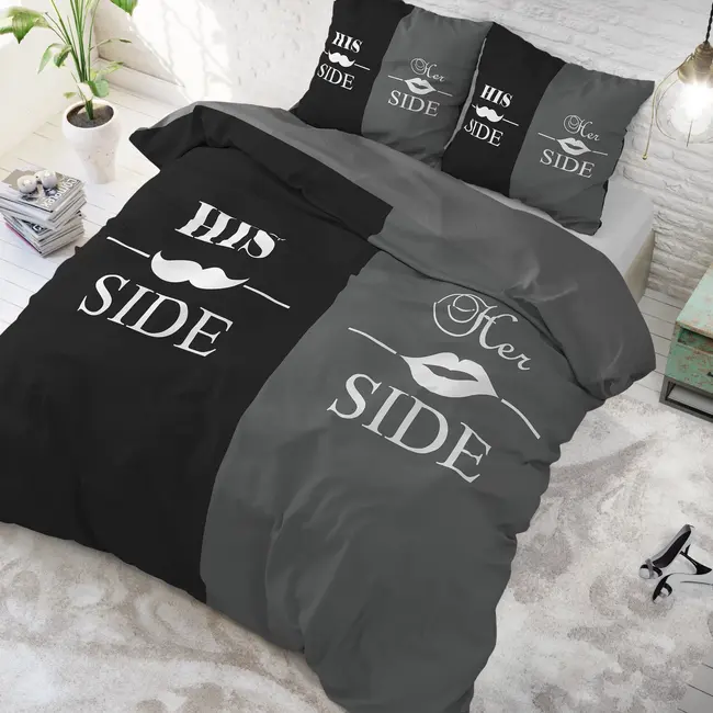 Microvezel dekbedovertrek His & Hers