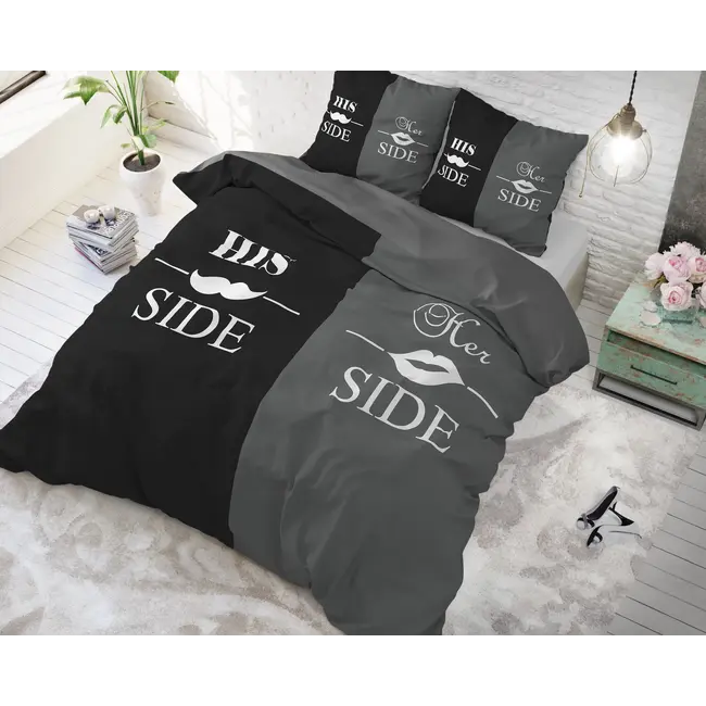 Microvezel dekbedovertrek His & Hers