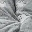 Teddy Fleece kinderdekbedovertrek - Glow in the dark - Spookjes - Grijs - 140x220 + 60x70 cm
