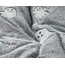 Teddy Fleece kinderdekbedovertrek - Glow in the dark - Spookjes - Grijs - 140x220 + 60x70 cm
