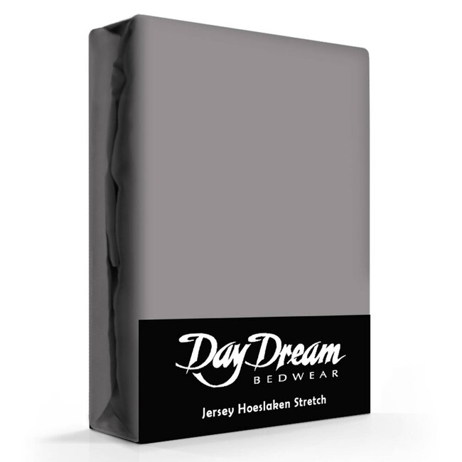 Day Dream hoeslaken - jersey - antraciet